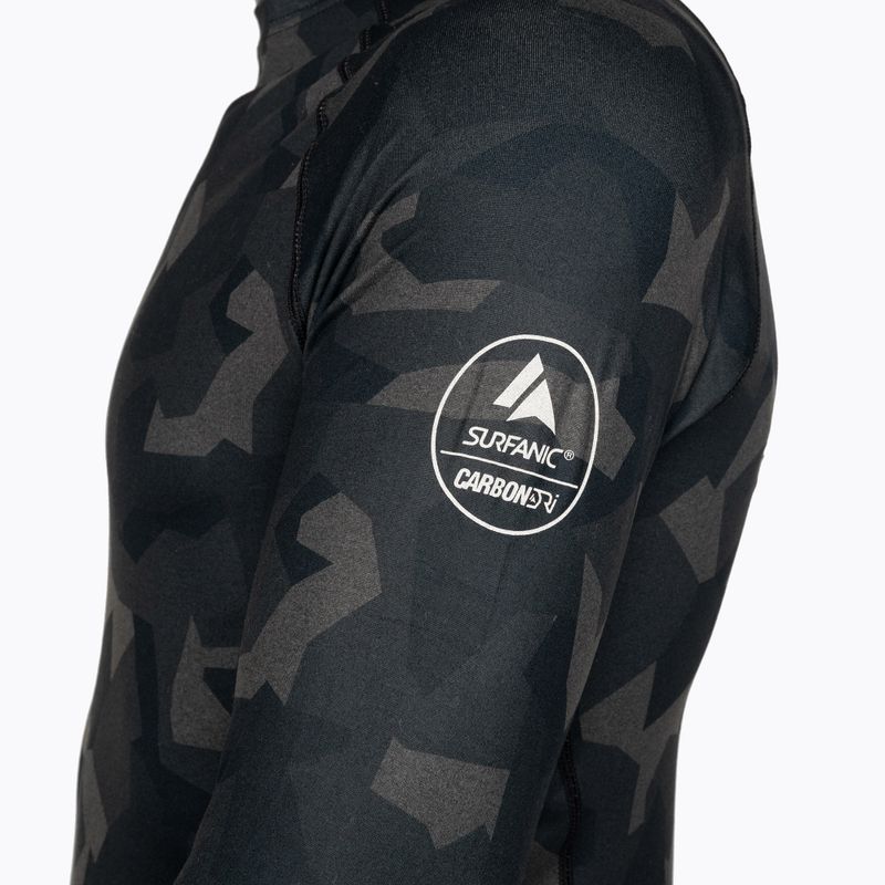 Férfi Surfanic Bodyfit Limited Edition Crew Neck erdei geo camo thermo hosszú ujjú 6