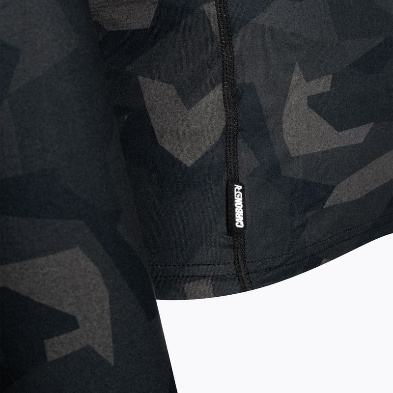 Férfi Surfanic Bodyfit Limited Edition Crew Neck erdei geo camo thermo hosszú ujjú 7