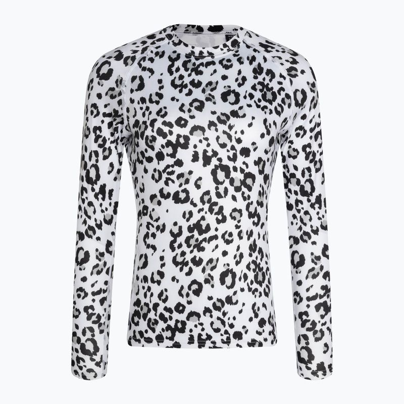Női Surfanic Cozy Limited Edition Thermal hosszú ujjú Crew Neck hó leopárd 4
