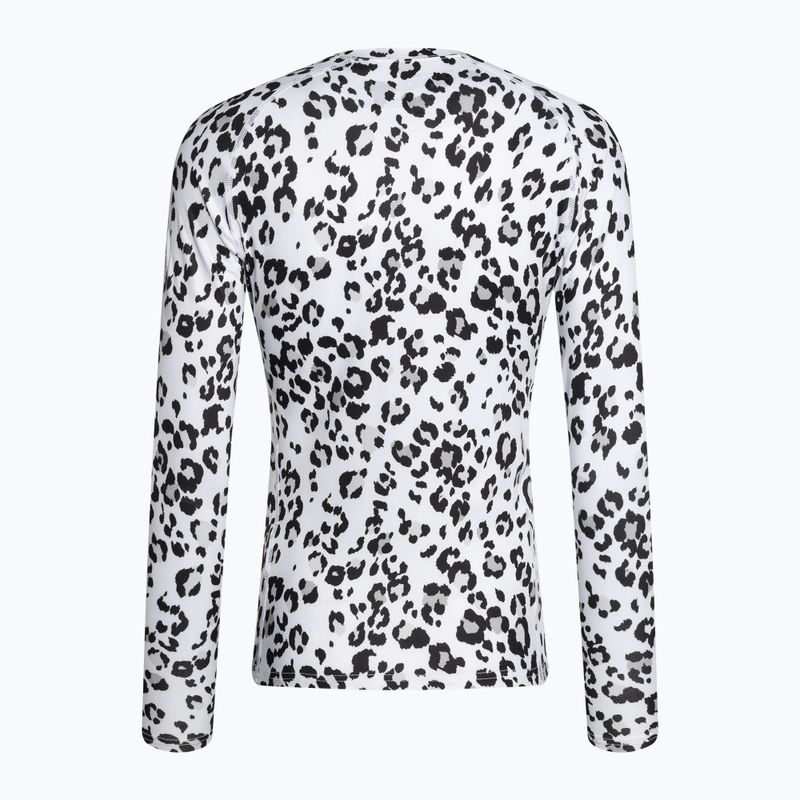 Női Surfanic Cozy Limited Edition Thermal hosszú ujjú Crew Neck hó leopárd 5