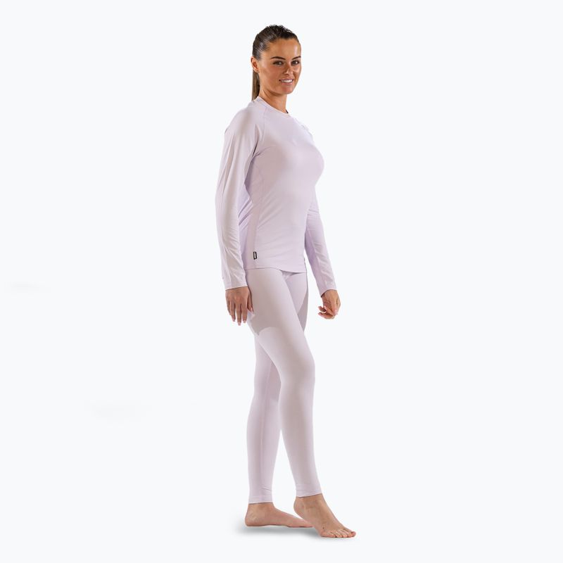 Női termoaktív pulóver Surfanic Cozy Crewneck icey lilac 2