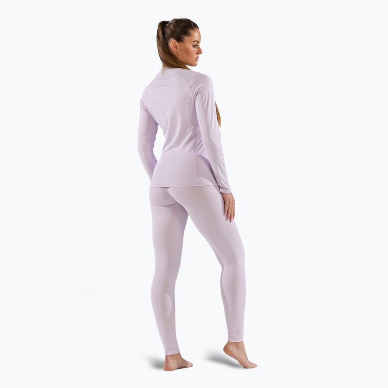 Női termoaktív pulóver Surfanic Cozy Crewneck icey lilac 3