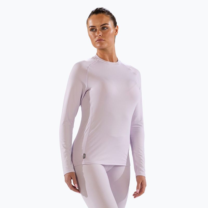 Női termoaktív pulóver Surfanic Cozy Crewneck icey lilac 5