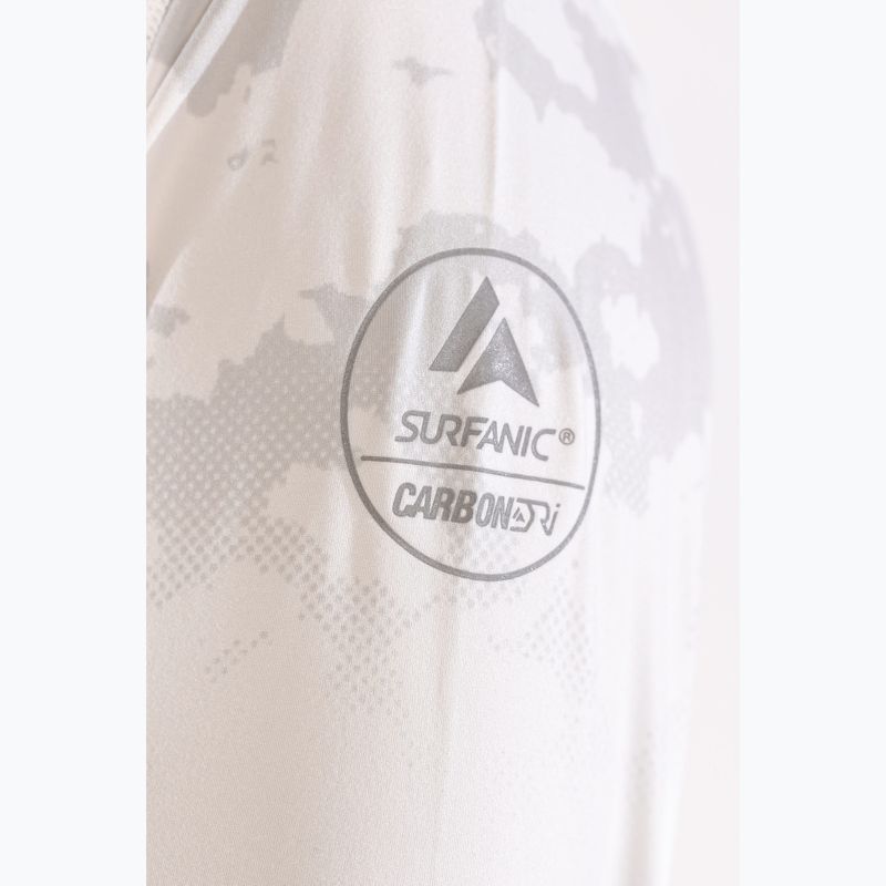 Férfi termoaktív felső Surfanic Bodyfit CarbonDri Limited Edition Crew Neck optic white 8