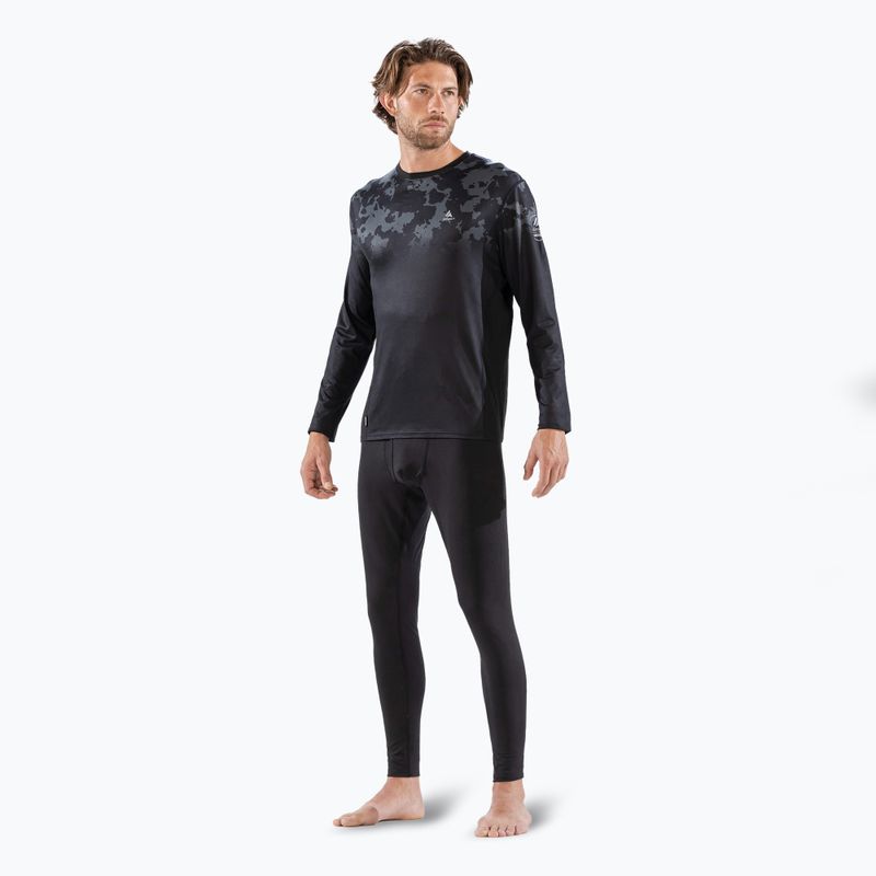 Férfi hosszú ujjú thermo felső Surfanic Bodyfit CarbonDri Limited Edition Crew Neck black 5