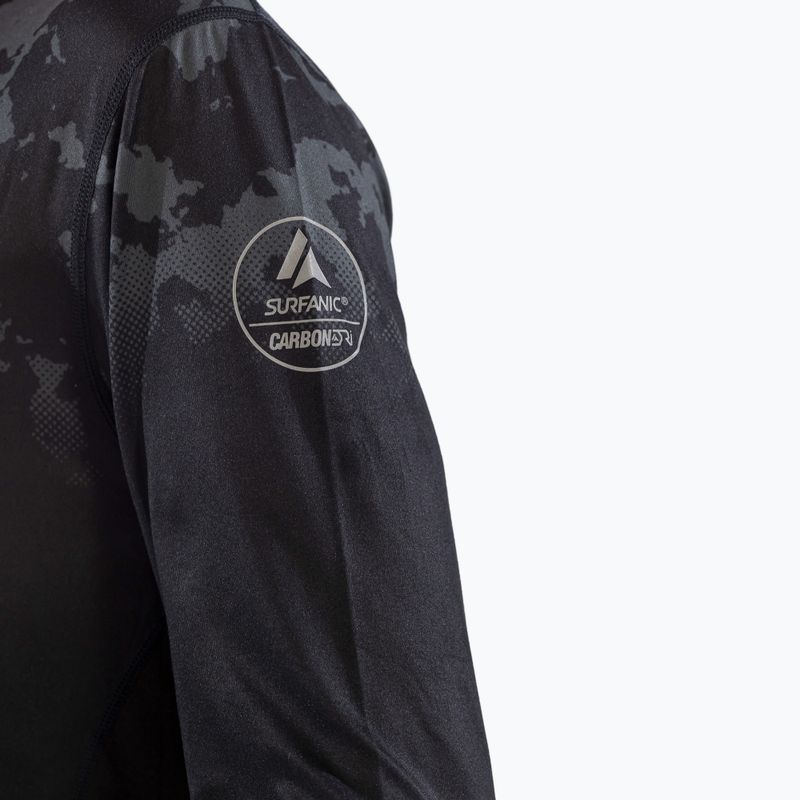 Férfi hosszú ujjú thermo felső Surfanic Bodyfit CarbonDri Limited Edition Crew Neck black 9