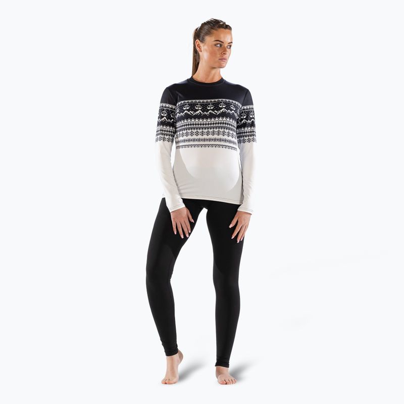 Női termoaktív pulóver Surfanic Cozy CarbonDri Limited Edition Crew Neck fekete 2