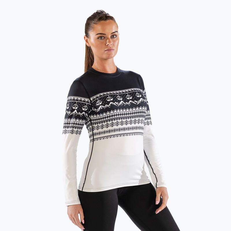 Női thermo hosszú ujjú felső Surfanic Cozy CarbonDri Limited Edition Crew Neck black 5