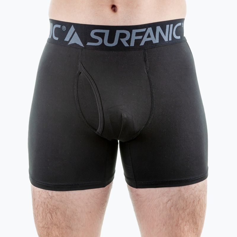 Férfi termikus boxeralsó Surfanic Carbondri 3 pár black 3
