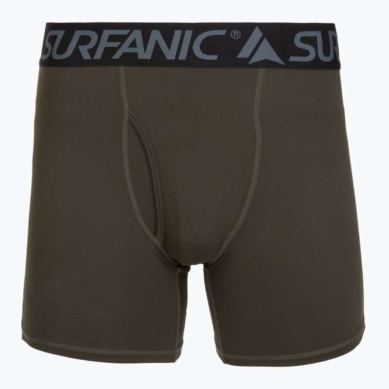 Férfi termikus boxeralsó Surfanic Carbondri 3 pár black/grey/khaki 6