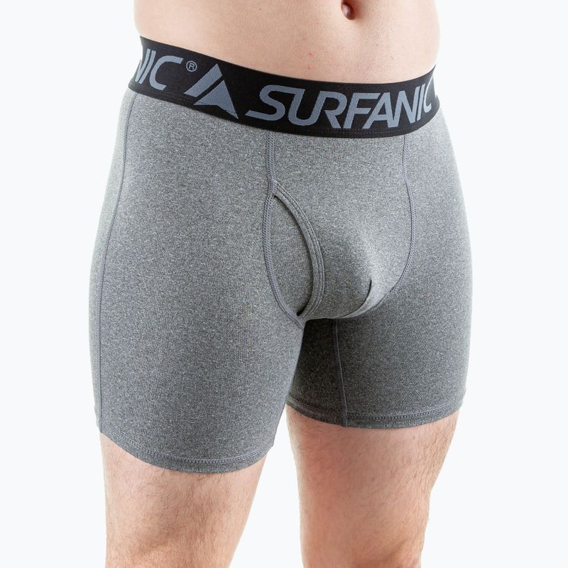 Férfi termikus boxeralsó Surfanic Carbondri 3 pár black/grey/khaki 7