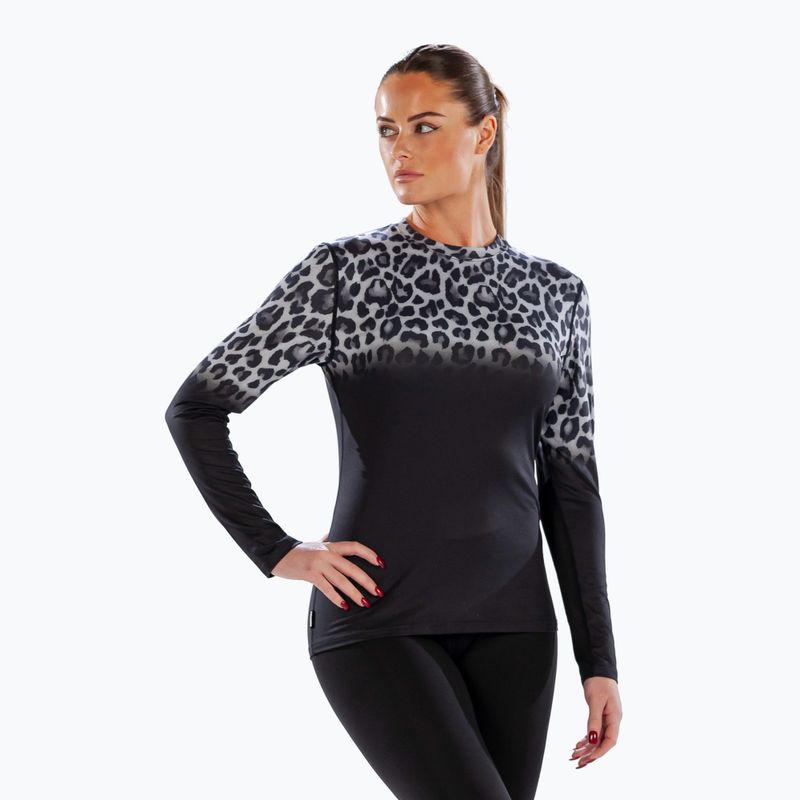 Női termoaktív pulóver Surfanic Cozy CarbonDri Limited Edition Crew Neck fekete 5