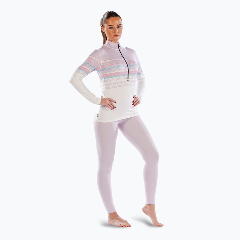 Női thermo hosszú ujjú felső Surfanic Cozy CarbonDri Limited Edition Zip Neck pink 2