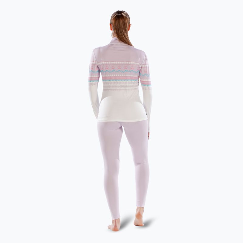 Női thermo hosszú ujjú felső Surfanic Cozy CarbonDri Limited Edition Zip Neck pink 4