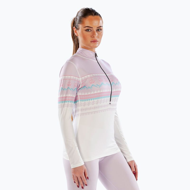 Női thermo hosszú ujjú felső Surfanic Cozy CarbonDri Limited Edition Zip Neck pink 5