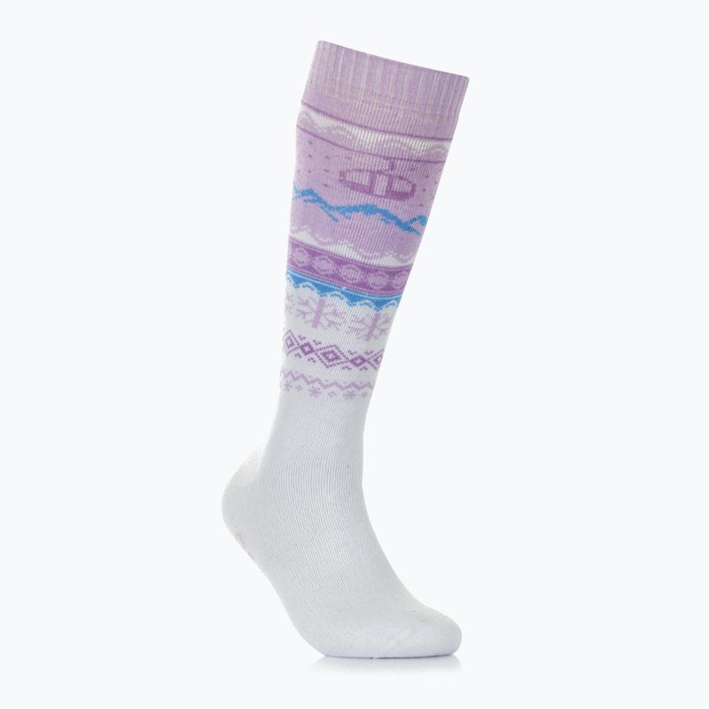 Sízokni Surfanic Pro Tech Fairisle 3 pár ice lilac 4