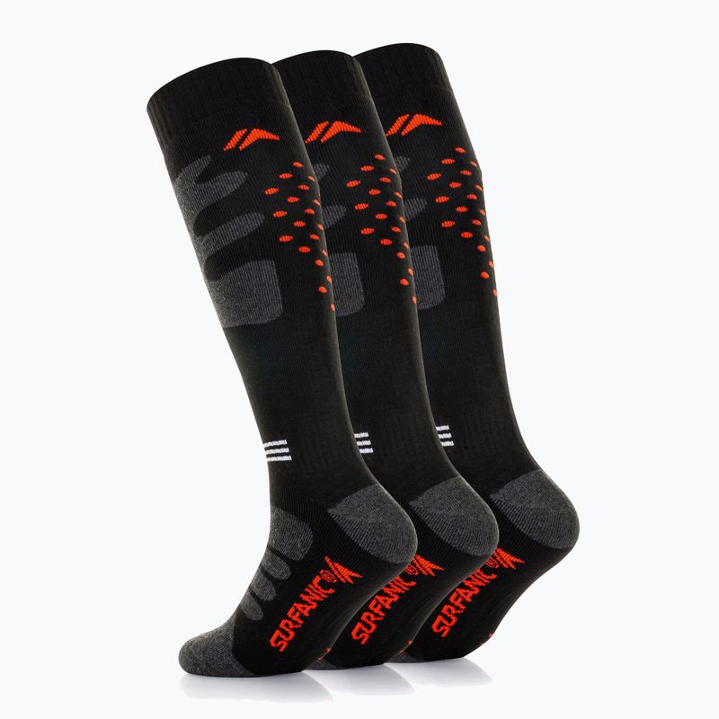 Sízokni Surfanic Pro Tech Plus 3 pár orange 3