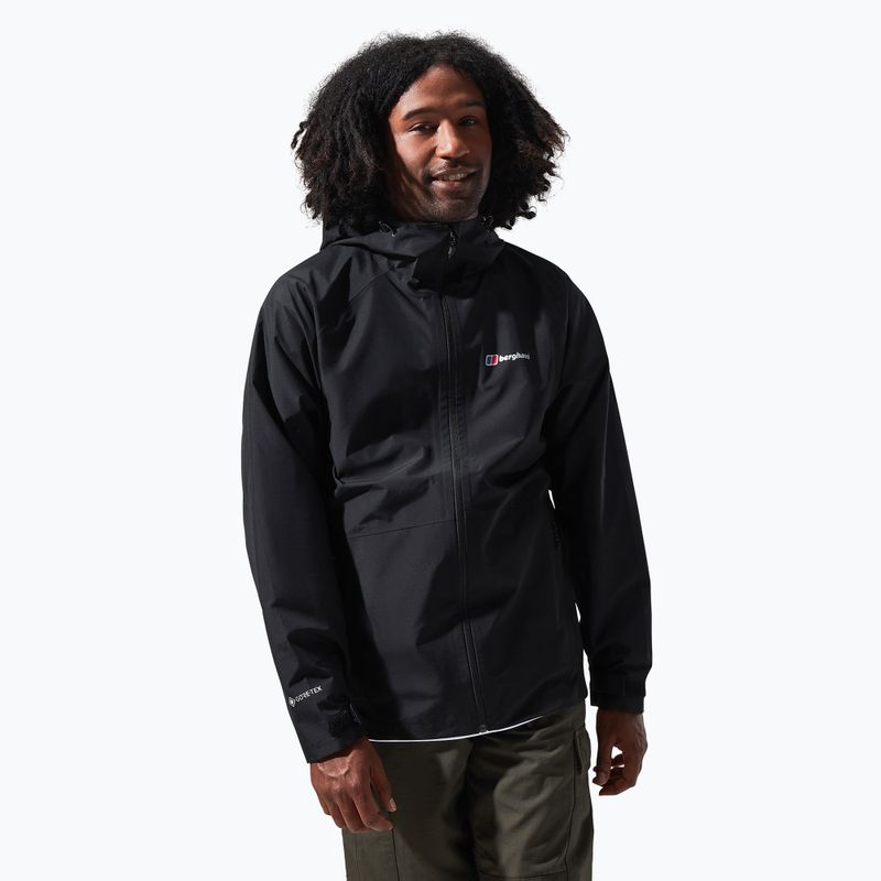 Férfi Berghaus Paclite 2.0 Shell fekete/fekete esőkabát