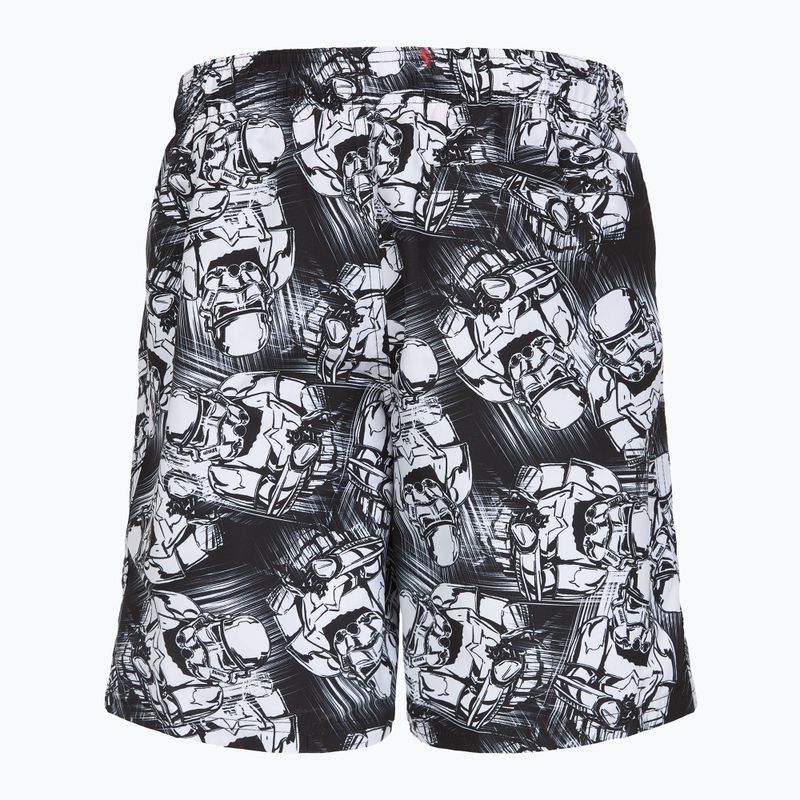 Speedo Print Leisure 17" gyermek úszónadrág fekete/fehér 2