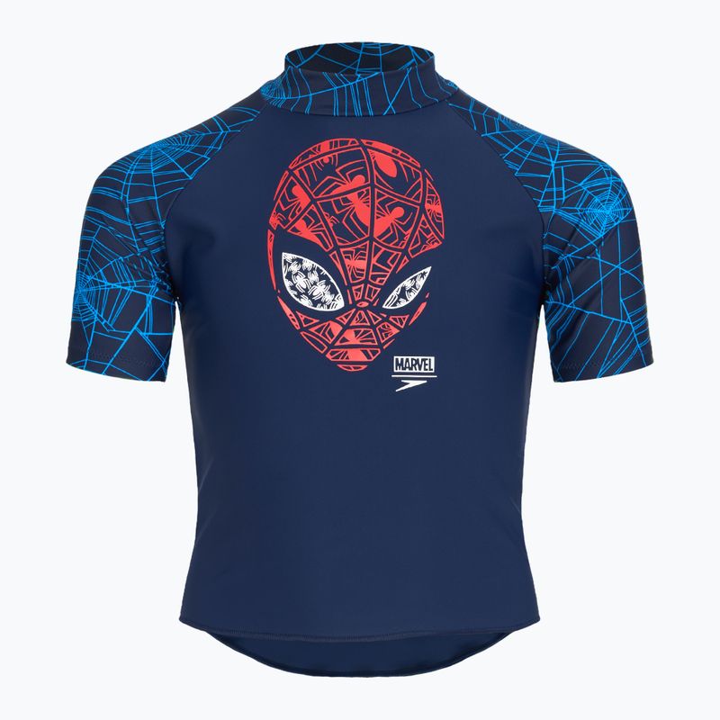 Speedo gyermek úszópóló Spider-Man Sun Top kék