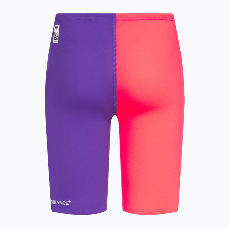 Speedo Endurance+ Magas derekú gyermek úszódzseki lila/piros 2