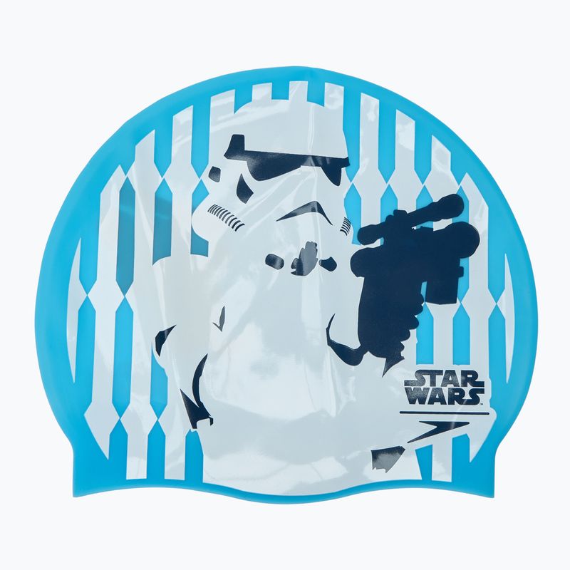 Úszósapka Speedo Slogan Print Star Wars Stormtrooper blue /white / grey