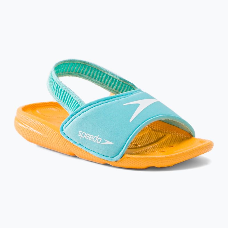 Speedo Atami Sea Squad gyermek szandál kék/narancs 68-11299D719
