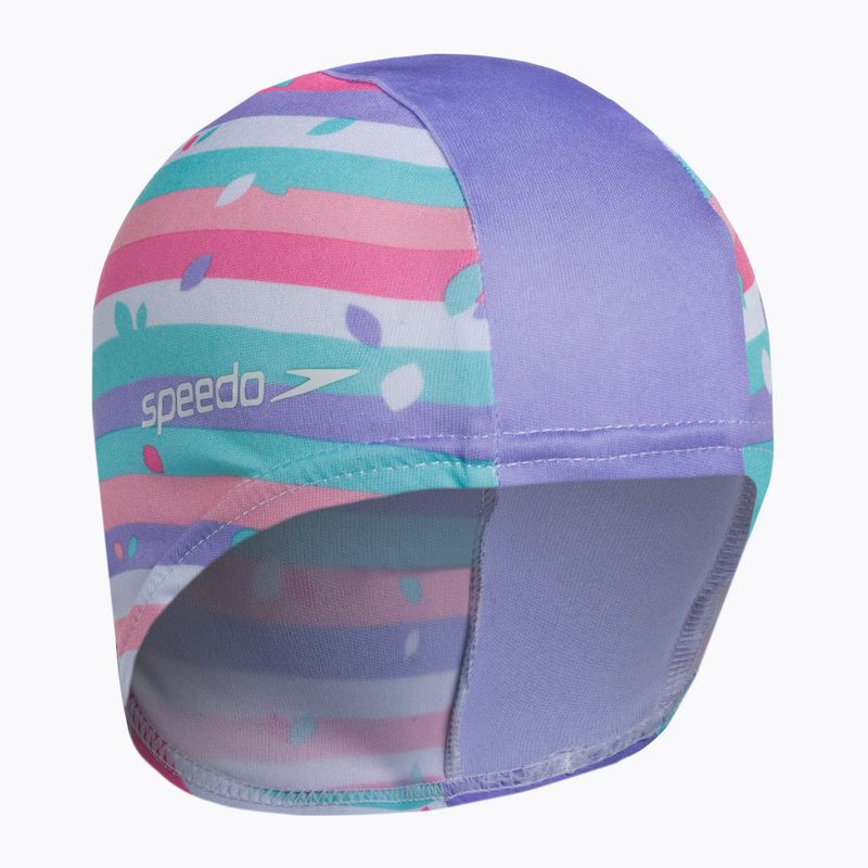 Speedo Nyomtatott lila gyermek sapka 68-12241D681