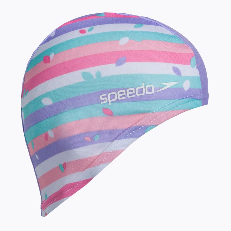 Speedo Nyomtatott lila gyermek sapka 68-12241D681 2