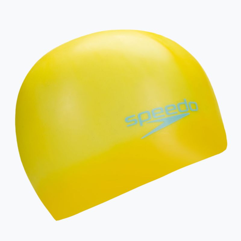 Speedo Plain Moulded Silicone gyermek úszósapka sárga 68-70990D693