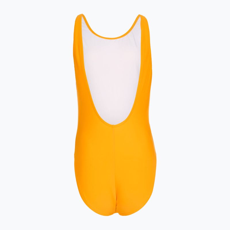 Női egyrészes fürdőruha Speedo Logo Deep U-Back narancssárga 2