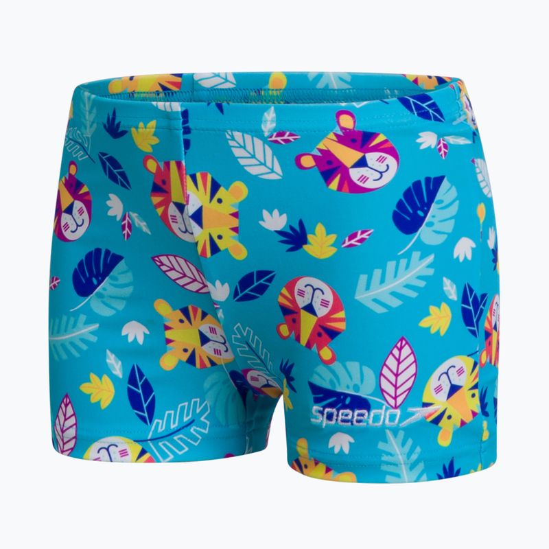 Speedo Allover Digital Aquashort gyermek fürdőnadrág kék 68-05394D847 4