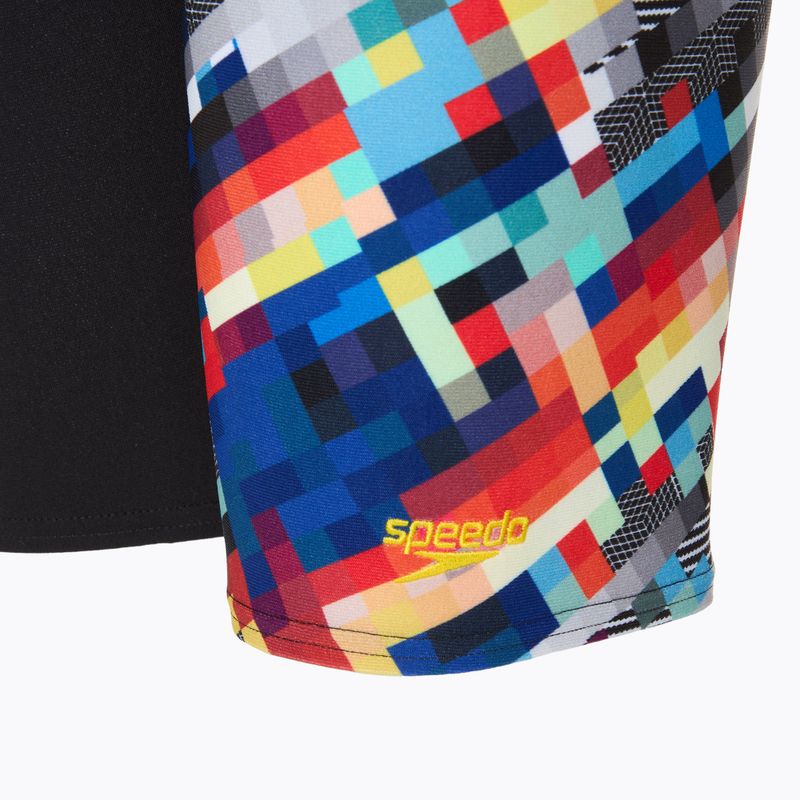 Speedo Allover Digital Gyermek úszódzseki fekete/fehér 3