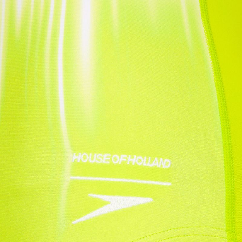 Speedo Printed Medalist zöld-fehér női egyrészes fürdőruha 3