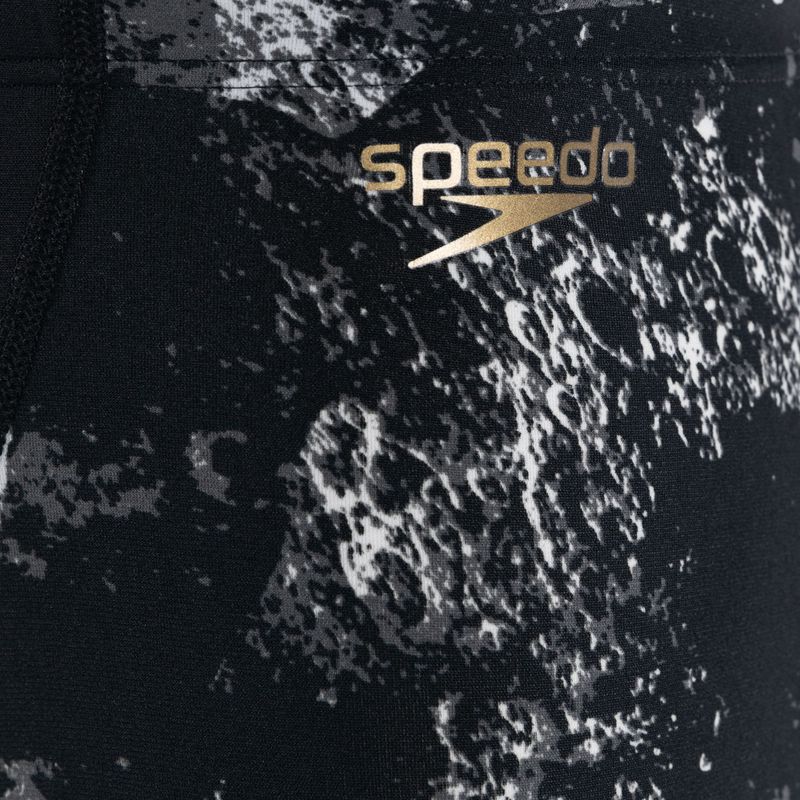 Férfi Speedo Allover V-Cut Aquqshort fekete/szürke 68-09734F330 3