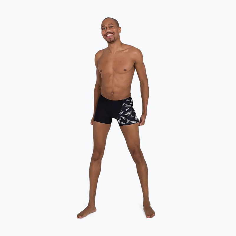 Férfi Speedo Allover V-vágású Aquqshort fekete 68-09734F392 5