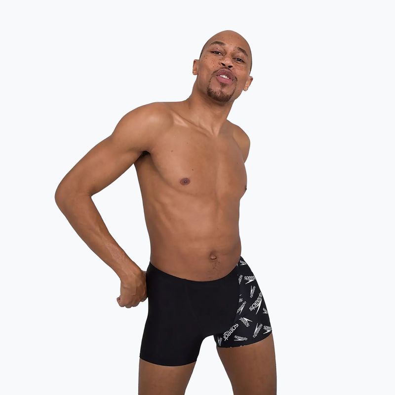 Férfi Speedo Allover V-vágású Aquqshort fekete 68-09734F392 6
