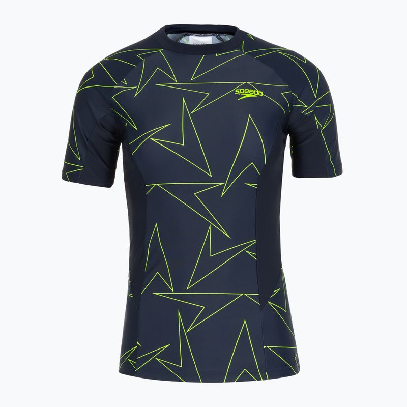 Speedo női úszópóló Boomstar Allover Rash Top kék