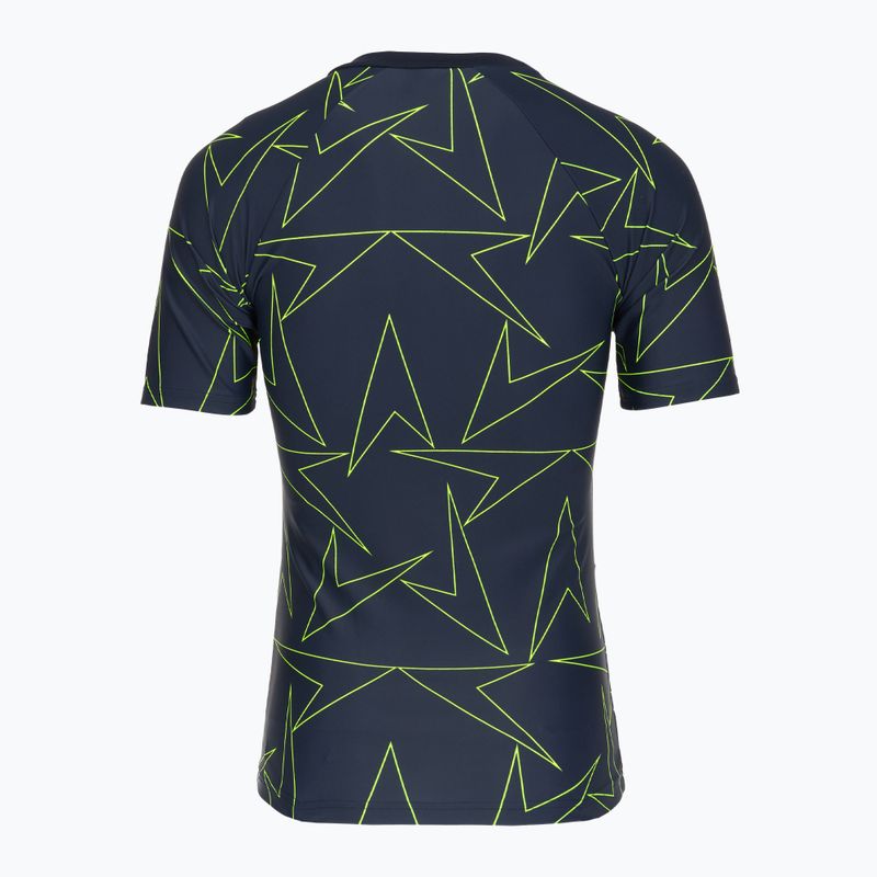 Speedo női úszópóló Boomstar Allover Rash Top kék 2
