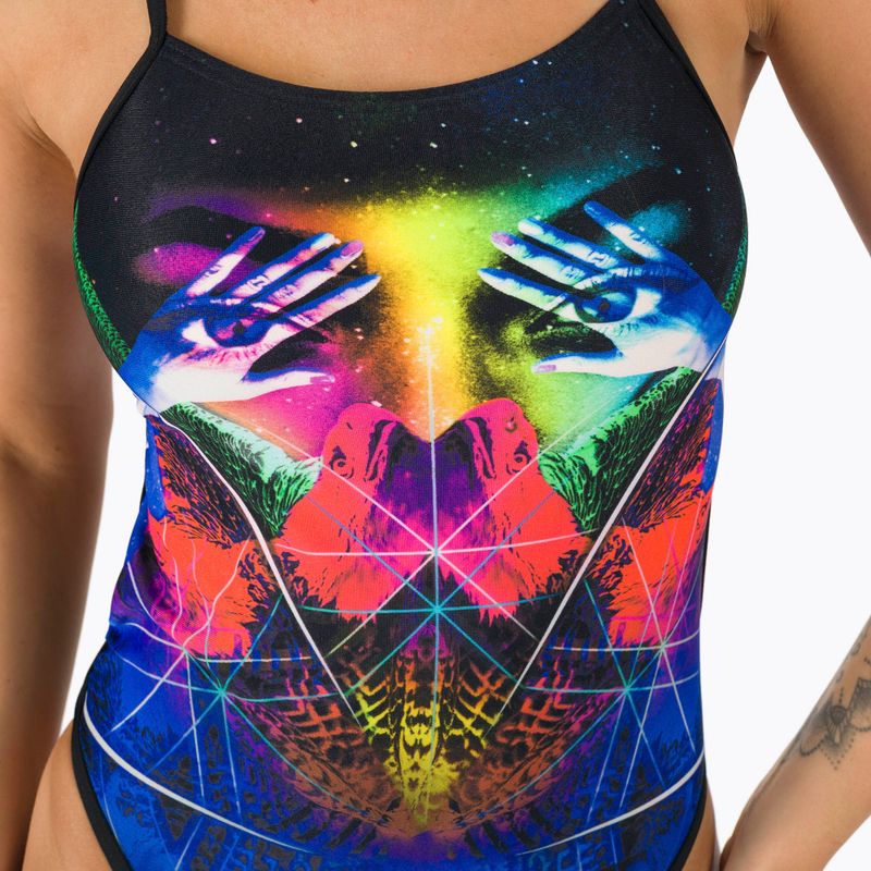 Speedo Ribbonback női egyrészes fürdőruha fekete 68-11717F333 4