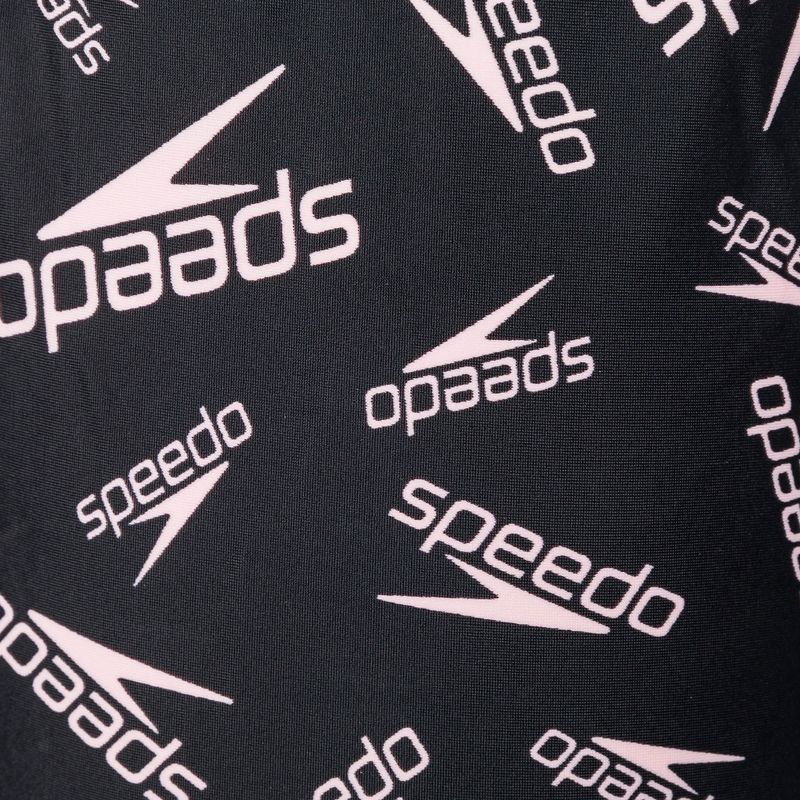 Speedo Printed Tie-Back Tankini Black 68-12380F390 Gyermek kétrészes fürdőruha 3