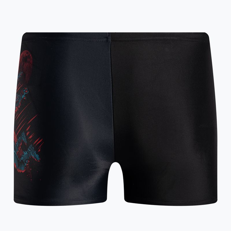 Speedo Placement Digital Aquashort gyermek úszónadrág fekete 68-33162F308 2