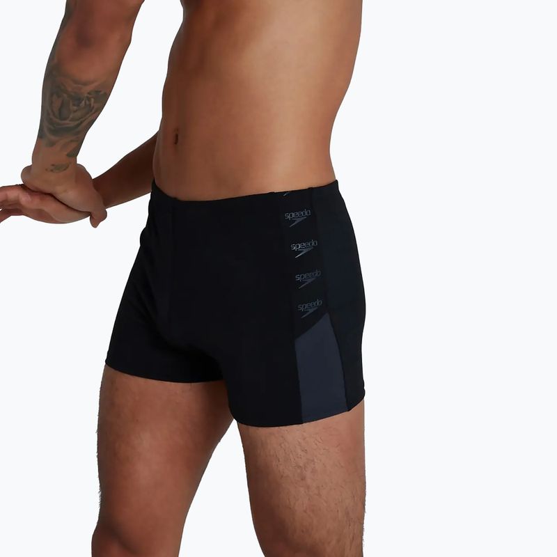 Férfi Speedo Boom Logo Splice fürdőnadrág fekete 128239023 6