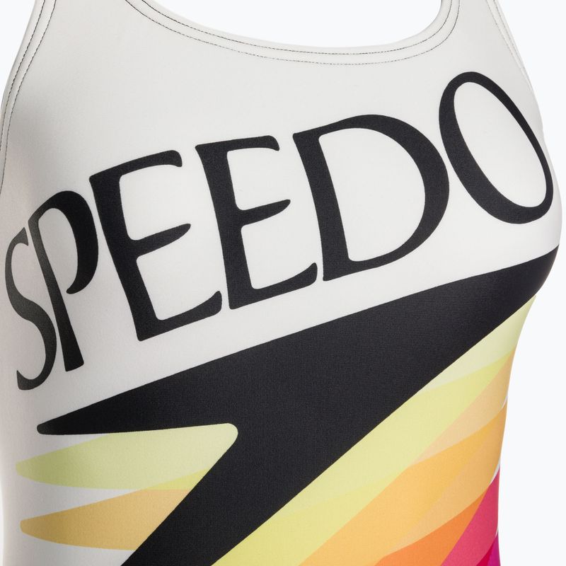 Speedo Retro Placement Medalist női egyrészes fürdőruha fehér 68-12199G072 8