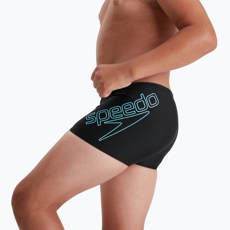 Speedo Boom Logo Placement férfi fürdőnadrág fekete 68-12406F888 7