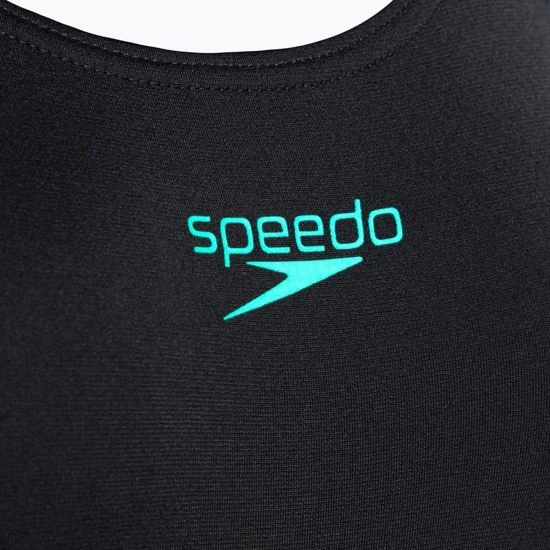 Speedo Placement Muscleback női egyrészes fürdőruha fekete 68-08694 4