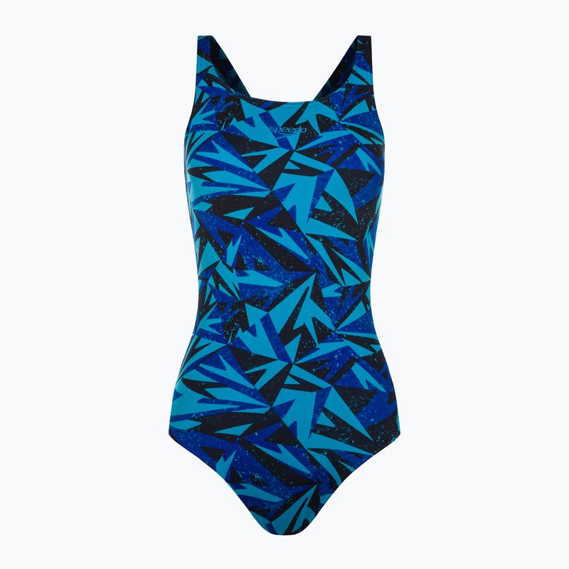 Speedo Hyperboom Allover Medalist női egyrészes fürdőruha kék 68-12199G719