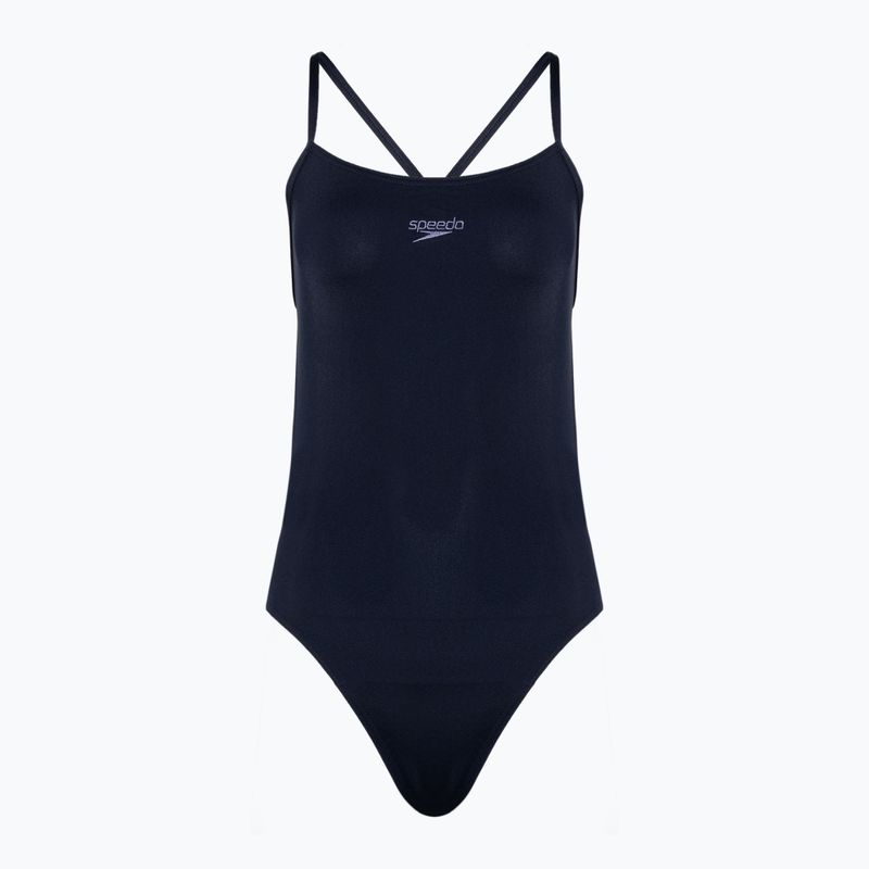 Speedo Endurance+ Thinstrap női egyrészes fürdőruha true navy