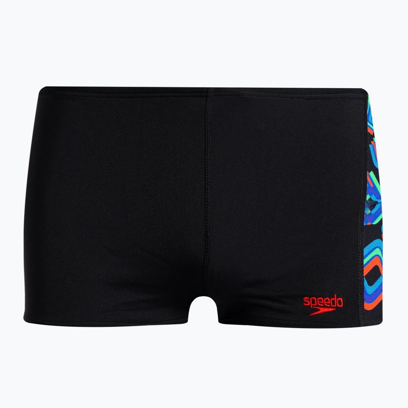 Speedo Digi Allover Panel gyermek úszónadrág fekete 68-09530G685