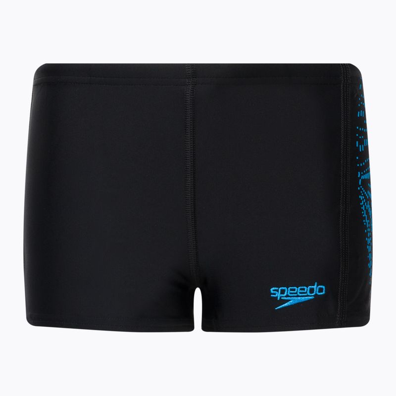 Speedo Plastisol Placement gyermek fürdőnadrág fekete 68-09530G689